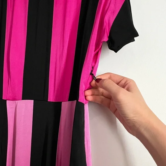 Christopher John Rogers x Target Maxi Dress blackpink striped - Picture 8 of 9